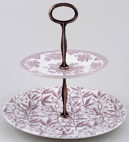 Buy Burliegh pottery Prunus cake stand