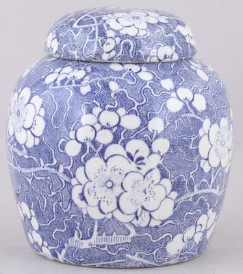 ATQ blue & white porcelain selling Asian Chinese Ginger Jar Transferware Maling Newcastle on Tyne*England