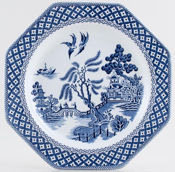 Blue Willow, Covered Serving Dish, J&G Meakin, Royal Staffordshire