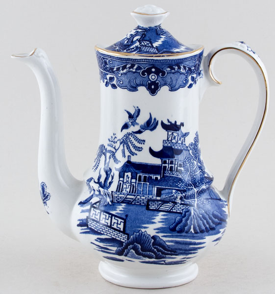 Blue willow hotsell coffee pot